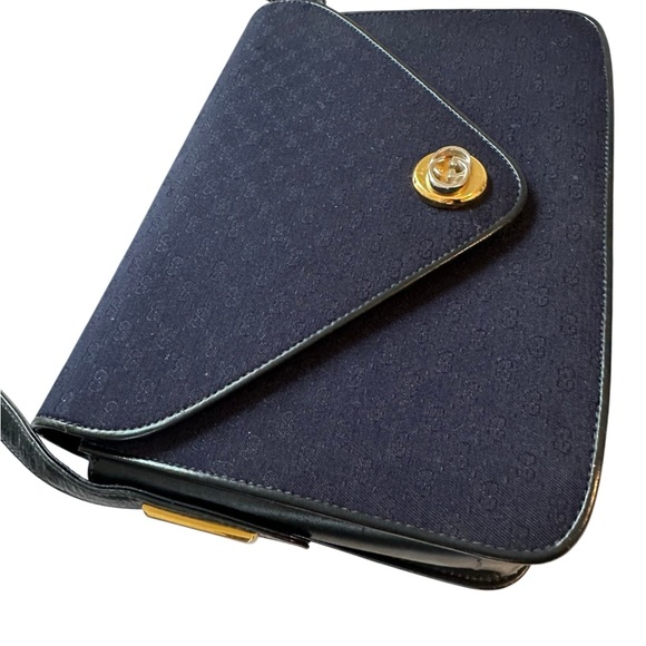 Gucci Midnight Blue and Black Shoulder Bag - Picture 3 of 16